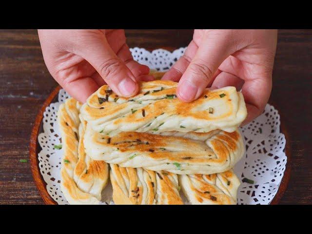 Flower roll lazy approach, no water or steam, noodles instantly become flower rolls!