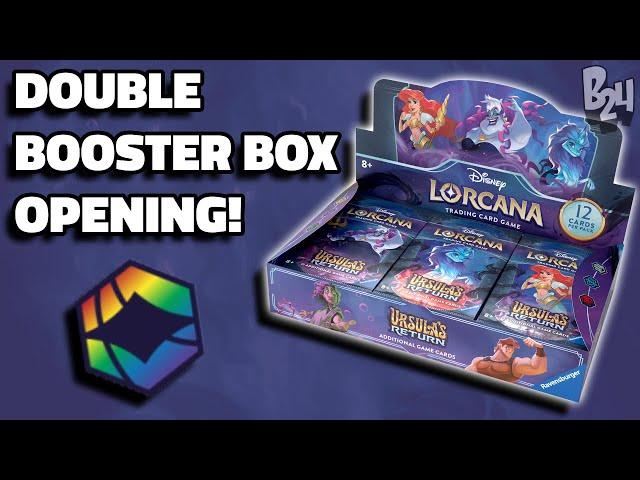 Ursula's Return Double Booster Box Opening!!! | Disney Lorcana TCG