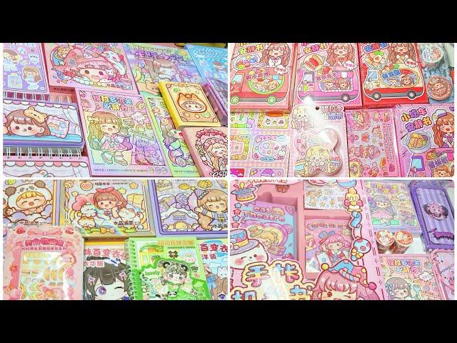 Unbox Telado kawaii sticker big haulASMR unboxing stickers journal compilation