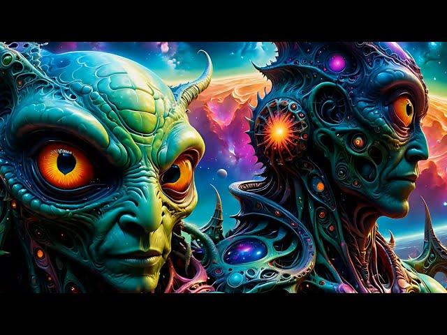 Psychedelic Trance - Magic Mushroom Trippy / Electric Samurai mix 2024 (AI Graphic Visuals)