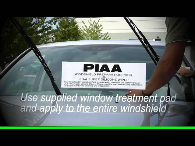 PIAA Super Silicone Install with Windshield Prep.