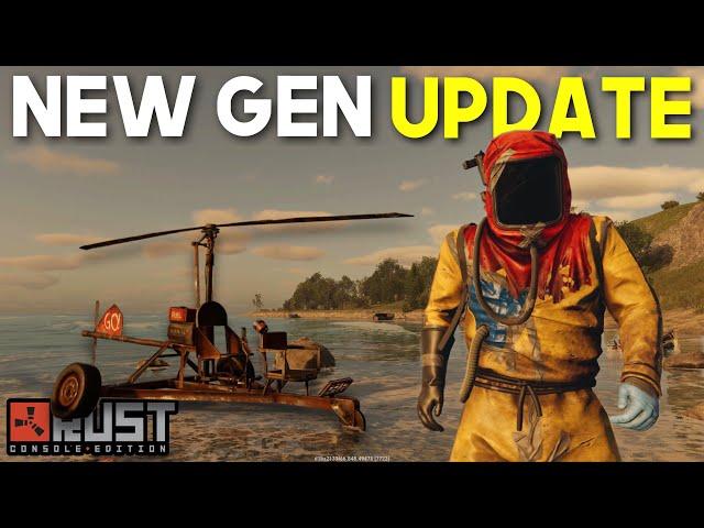 Everything NEW Added in the Rust Console Edition New Gen UPDATE...