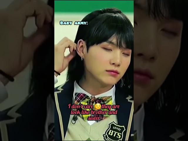 bts army reaction when they see v and Olivia together #bts #v #suga #ot7