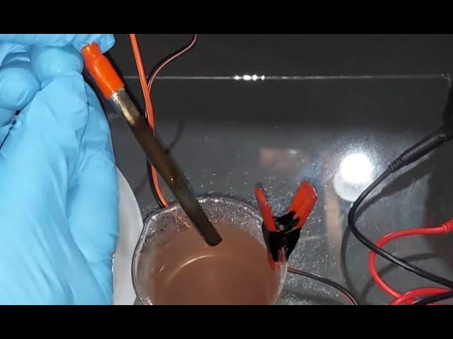 Making A Lead Dioxide Anode and A DIY Lead Acid Battery