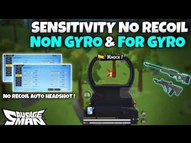 Sauage man best sensitivity for no gyroscope | sauage man sensitivity and settings | sausage man