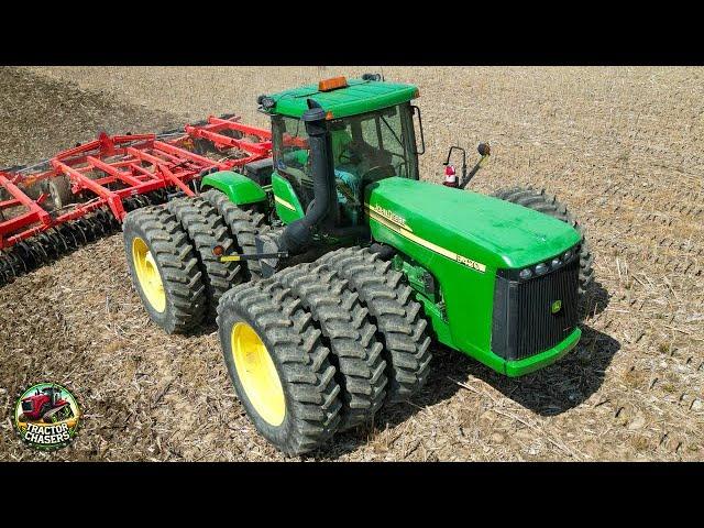 Triple Tires on John Deere 9420 Tractor