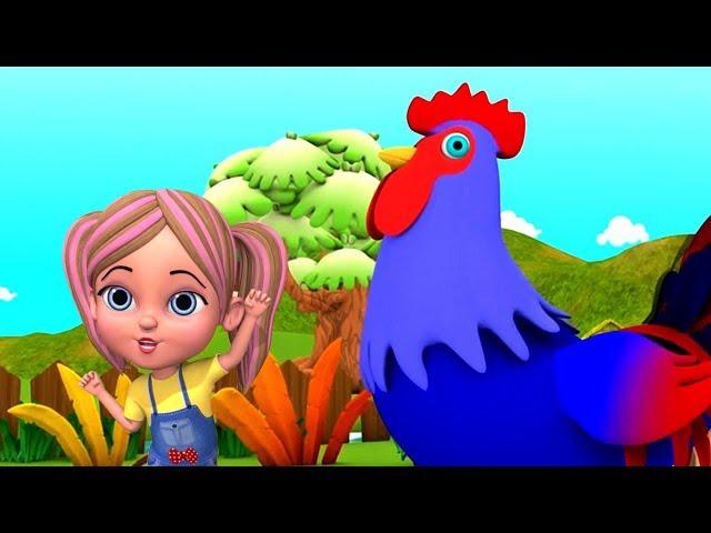 Kukdoo Koo | Animals Sounds in Hindi | कुकड़ू कु | Hindi Nursery Songs | Little Treehouse India