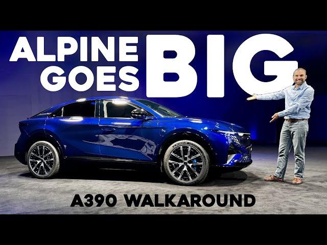 FIRST LOOK: Alpine A390 electric SUV walkaround – Alpine goes big | batchreviews (James Batchelor)