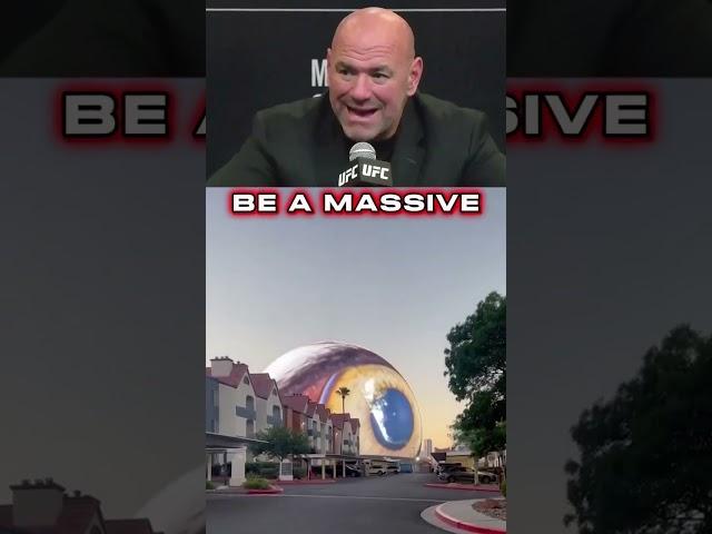 Dana White BOOKS the LAS VEGAS SPHERE for the GREATEST UFC EVENT of his Career