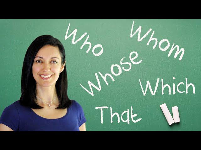 Relative Pronouns & Clauses | who(m), whose, which, that | English Grammar | B2-Upper Intermediate