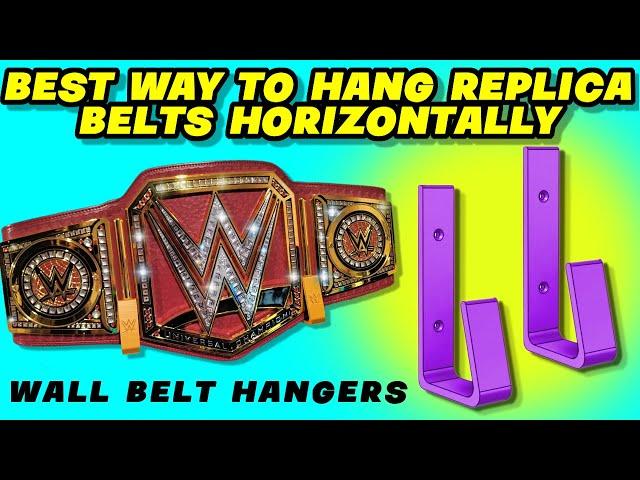 Best Way to Display your Belts HORIZONTALLY