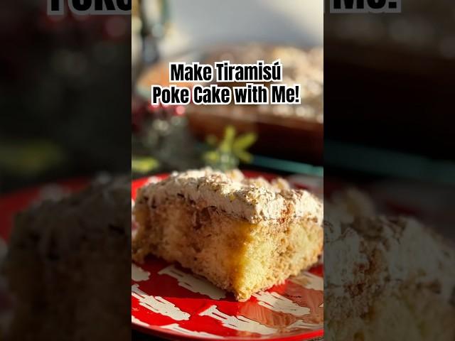 Make Tiramisú Poke Cake with Me!