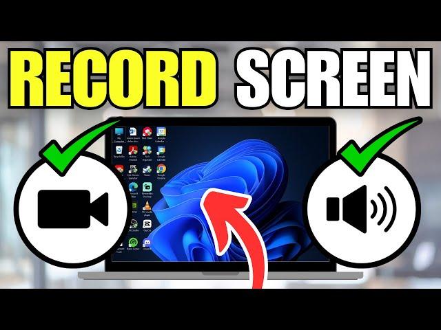 How To Record Laptop Screen With Video & Audio
