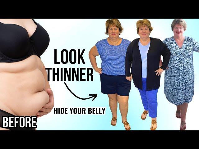 HIDE a BIG BELLY - What to Wear this Summer (Lower Belly Fat, Large Tummy, Apron Belly)