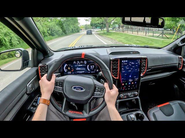 2024 Ford Ranger Raptor - POV First Drive (Binaural Audio)