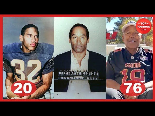 O. J. Simpson ⭐ Transformation From 12 To 76 Years Old