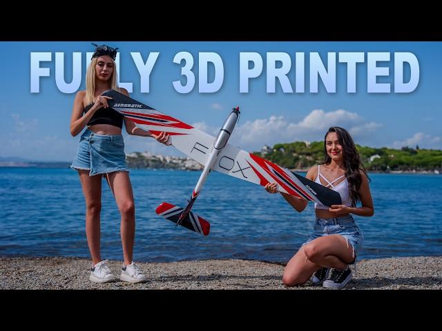 Fox Aerobatic Glider Fully 3D Printed Rc Aircraft - Full Build Rc Airplane