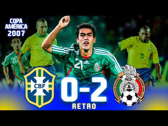 ¡VICTORIA HISTÓRICA!  México 2-0 Brasil - Copa América 2007