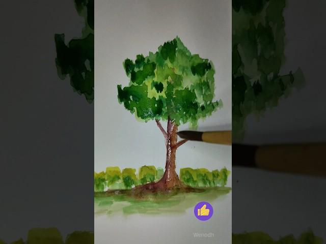 Day 3 | Water painting #wenodh #we_nodh #waterpaintings #beginner #watercolourart