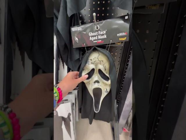 Vintage SCREAM GHOST FACE mask at Spirit Halloween 2023