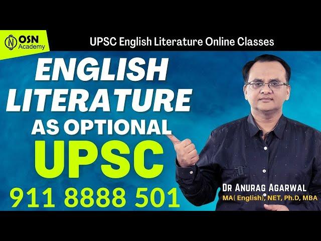 English Literature optional | UPSC IAS PCS Mains | Success rate | UPSC Mains Optional English