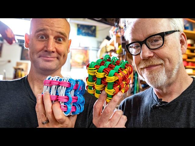 Adam Savage Builds a Paperclip "Borromean Box" with Matt Parker!