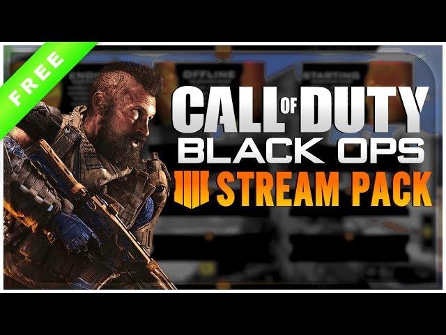 Black Ops 4 Animated Stream Overlay Pack "Energy" | Free Download