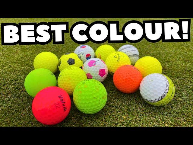 This Golf Ball is the Hardest to Lose in the Winter! #golfball