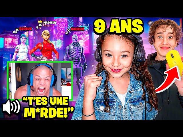 Ma PETITE SOEUR de 9 ans a RENDU FOU ces JOUEURS en COMBLER sur FORTNITE !