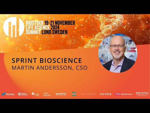 Sprint Bioscience | BioStock Life Science Summit 2024