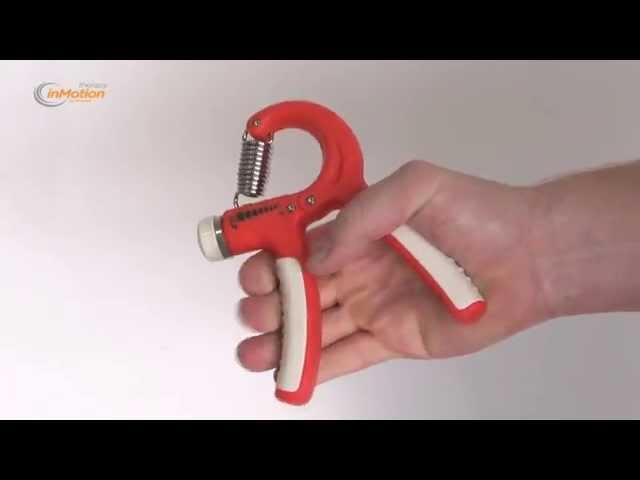 How to use Therapy in Motion adjustable hand grip exerciser