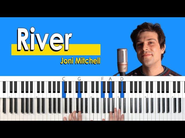 How To Play “River” by Joni Mitchell [Piano Tutorial + Chord Chart]