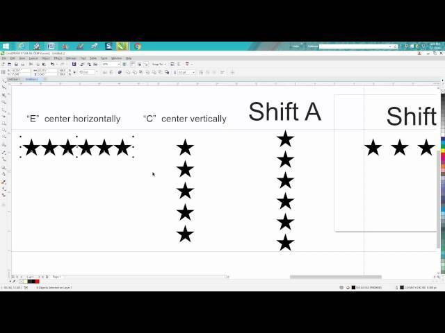 Corel Draw Tips & Tricks Align & Distribute items
