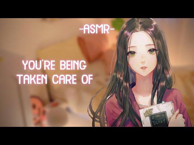 [ASMR] [ROLEPLAY] you're being taken care of (binaural/F4M)