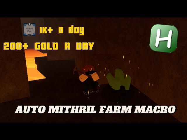RUNE SLAYER auto mithril farm macro 200+ gold a day