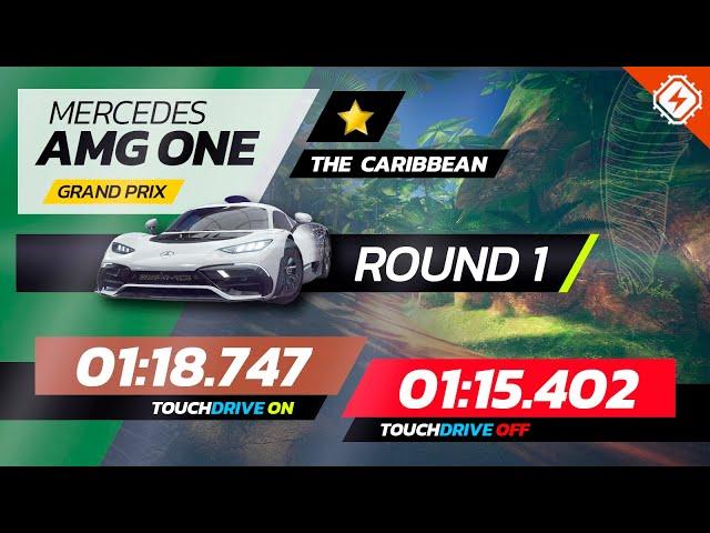 Asphalt Legends Unite - AMG ONE Grand Prix Round 1 - 1⭐ Touchdrive & Manual Drive Reference Laps