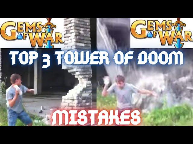 Gems of War hot take that got me KICKED from GUILD | 3 Ways to do TOWER OF DOOM WRONG!!!