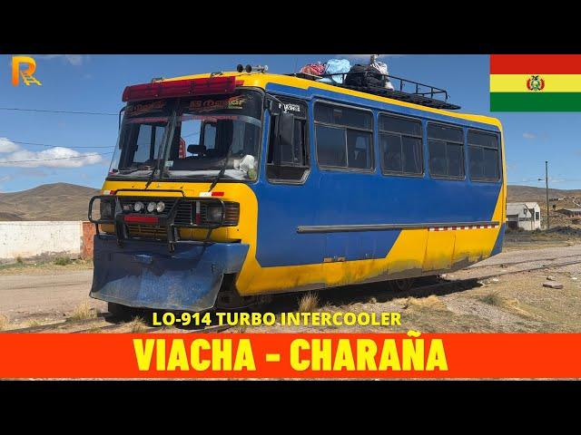 Cab Ride Viacha - Charaña Part 1 to Calacoto (Arica–La Paz Railway, Bolivia) train driver's view 4K