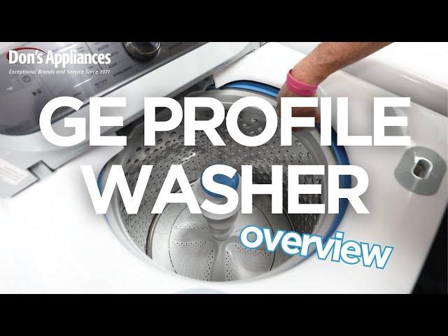 GE Profile 4.9 Cu. Ft.Top Load Washer ( Model # PTW605BSRWS)