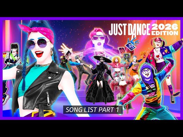 "Just Dance 2026" | Menu Song List #01