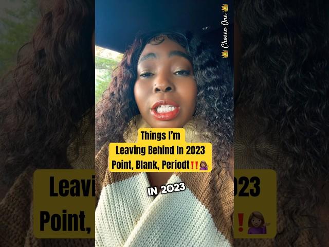 THINGS I’M Leaving behind in 2023‼️ #short #motivation