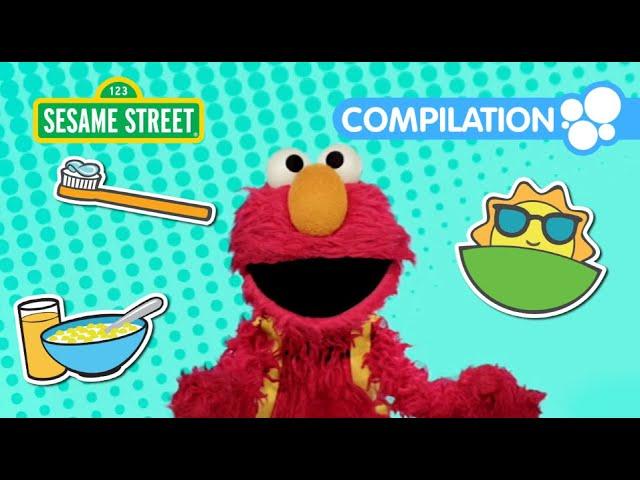 Elmo's Morning Routine! | Sesame Street Songs Compilation