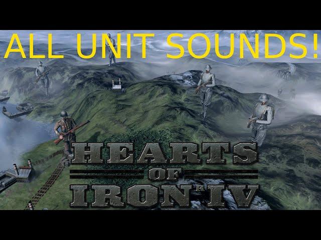 All Unit Sounds in HOI4