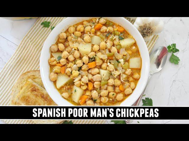 Spanish Poor Man's Chickpeas | One of Spain's Most Iconic Dishes