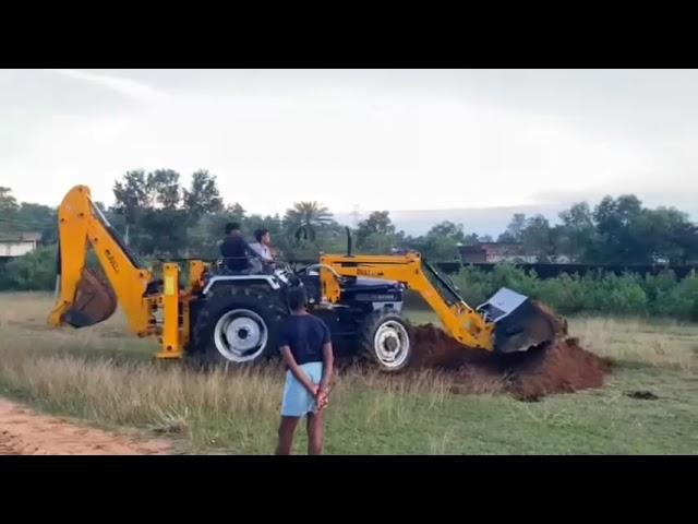 EICHER Tractor 650 with Bull JCB