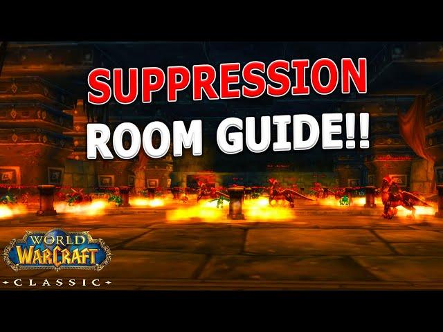 WoW Classic - BWL Bosses Made Easy - Suppression Room!