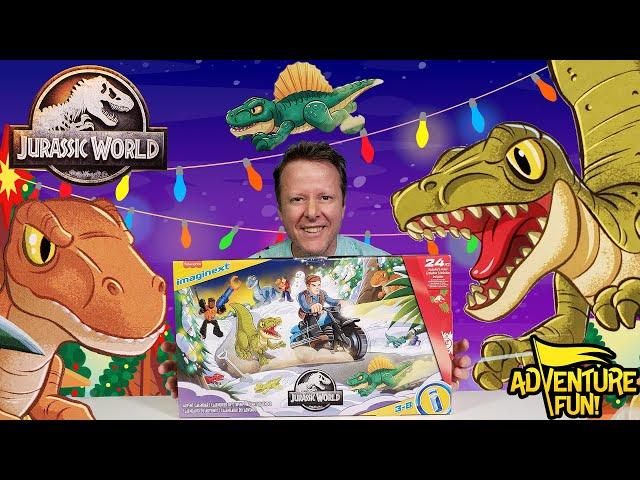 Jurassic World Dinosaur Imaginext Advent Calendar Christmas Dino Countdown AdventureFun!