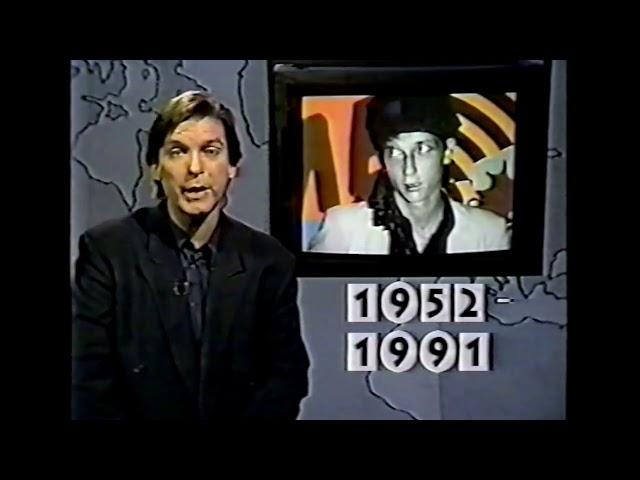 New York Dolls - Johnny Thunders / Jerry Nolan Death Announcements * MTV News 1991-92