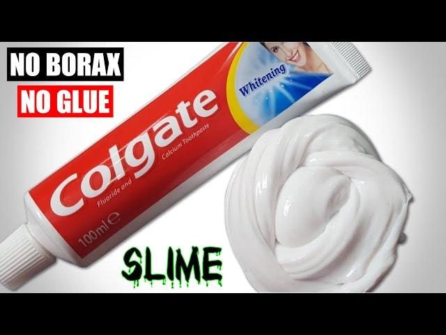 TOOTHPASTE SLIME IN 1 MINUTE / TOOTHPASTE FLUFFY SLIME 1 INGREDIENT NO GLUE, NO BORAX, NO FREEZER