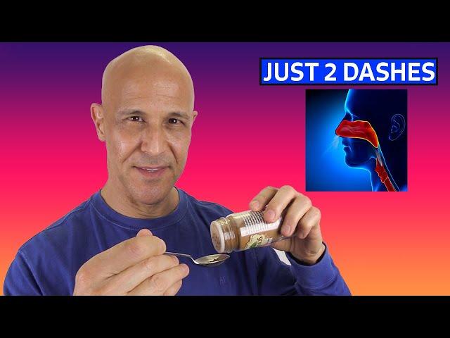 2 Dashes of Cinnamon Clears Sinus Congestion & Dissolves Mucus | Dr. Mandell